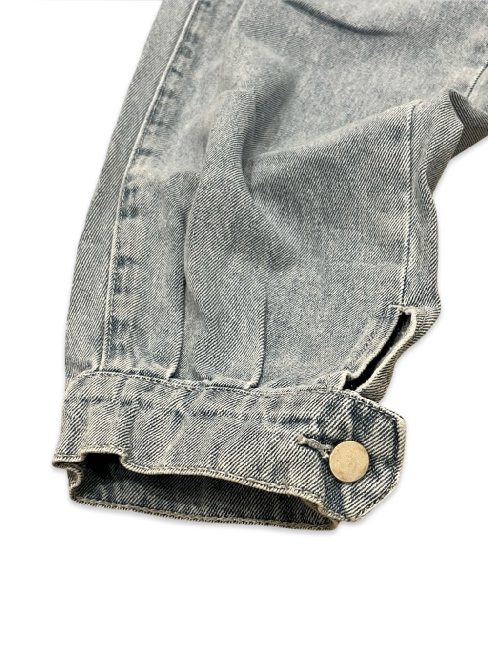 Balloon Light Washed Blue Jeans for Women - Relaxed Fit XS - Picture 6 of 6